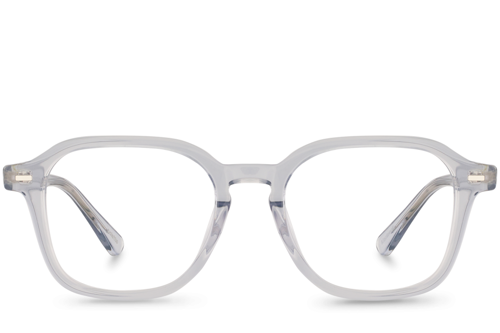Mackenzie Grey Grey Rectangular eco acetate glasses Mackenzie Grey Grey Rectangular eco acetate glasses