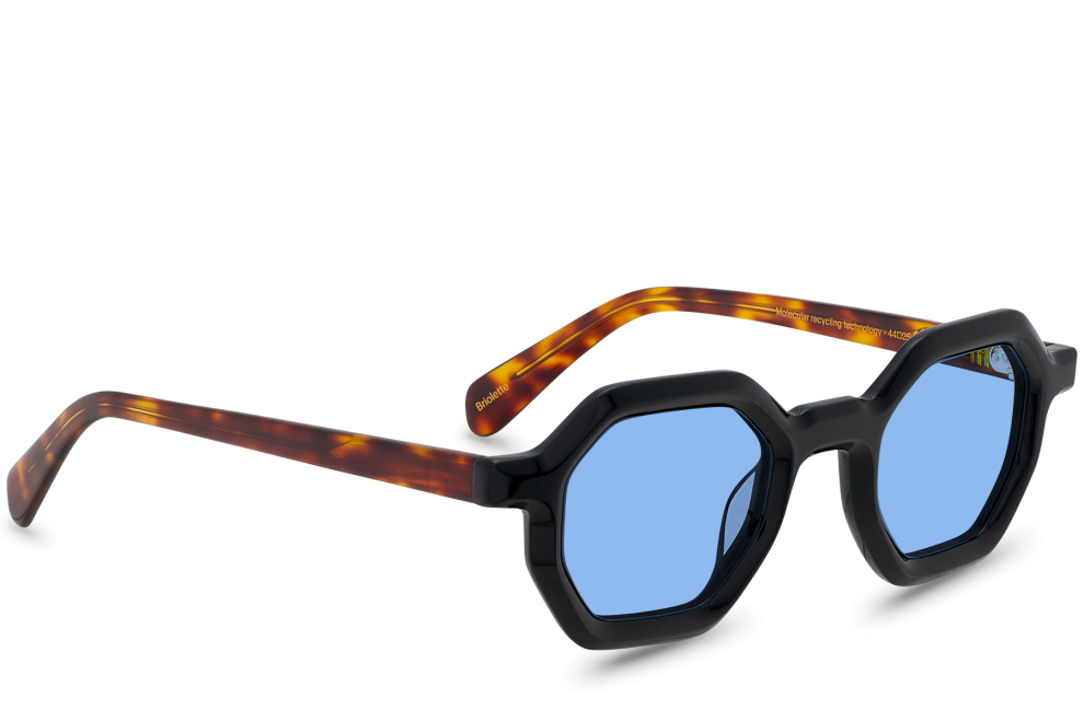 Briolette Black + Blue 50% 