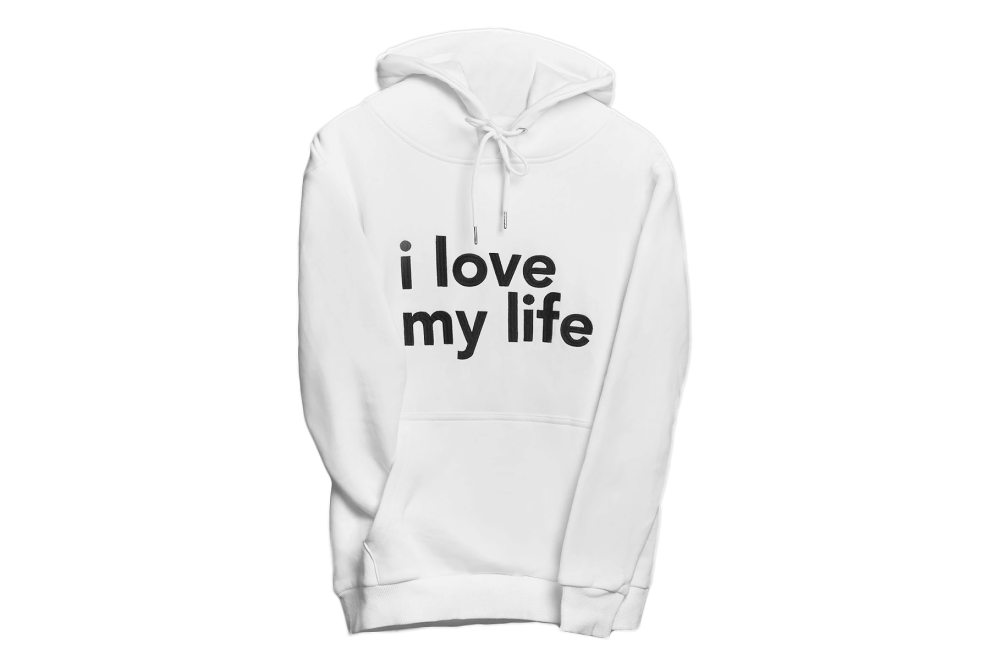 i love my life - hoodie-M