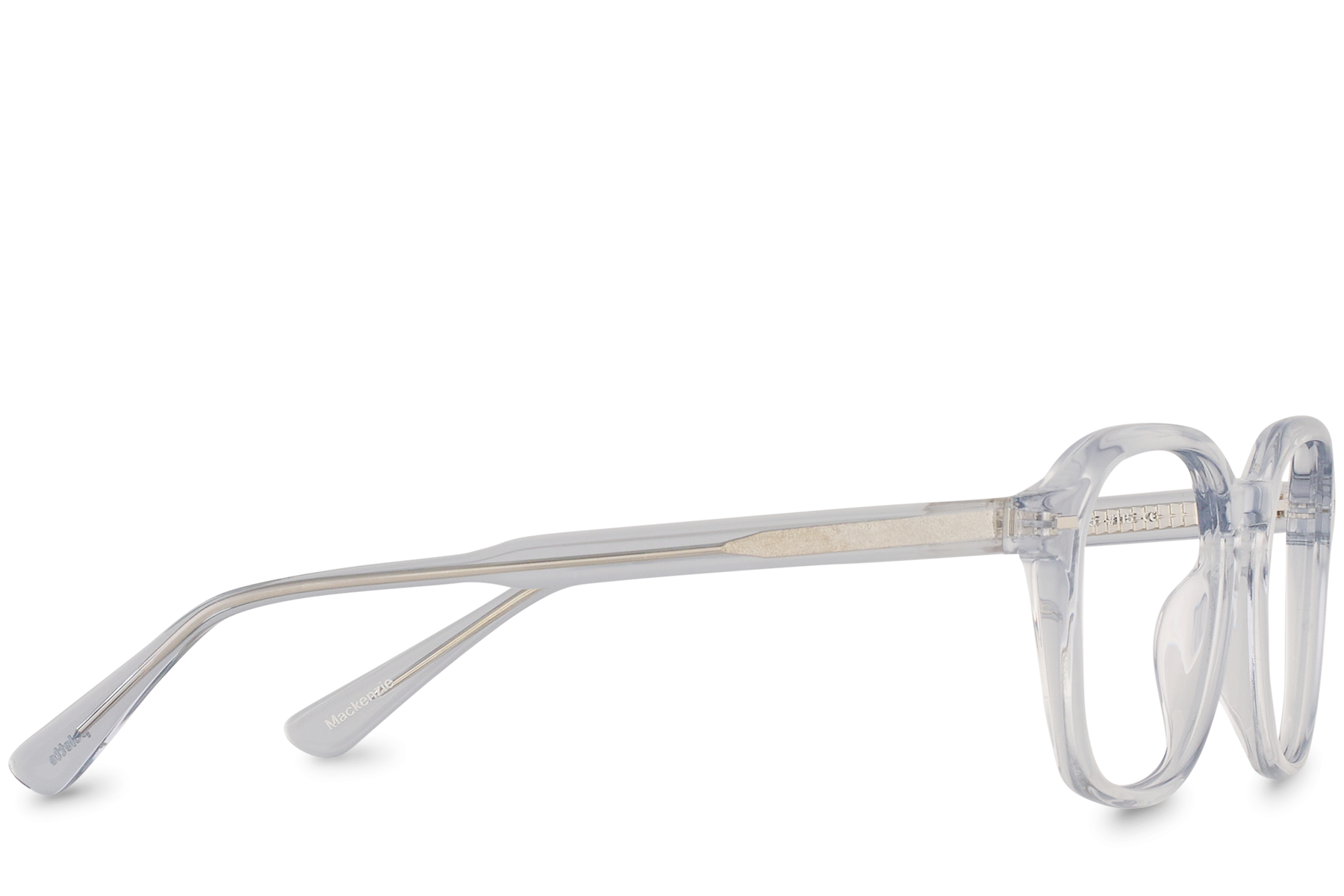 Mackenzie Grey Grey Rectangular eco acetate glasses Mackenzie Grey Grey Rectangular eco acetate glasses