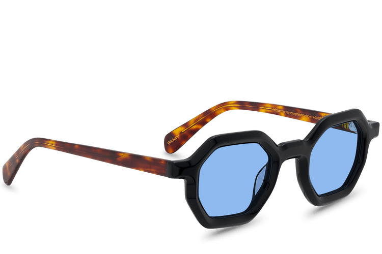 Briolette Black + Blue 50%