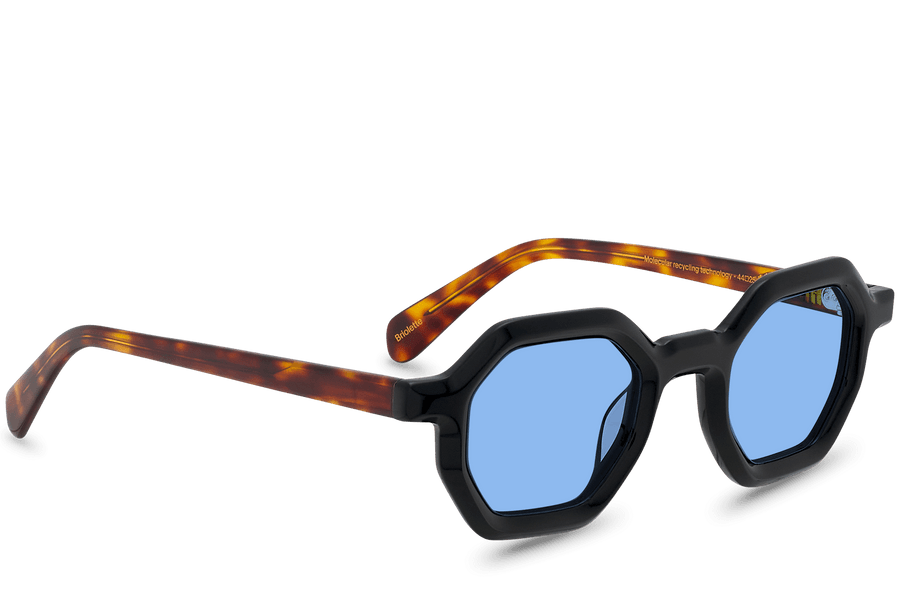 Briolette Black + Blue 50%