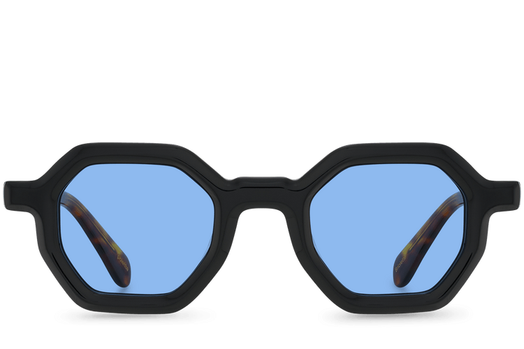 Briolette Black + Blue 50%