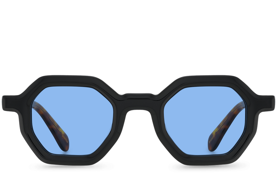 Briolette Black + Blue 50%