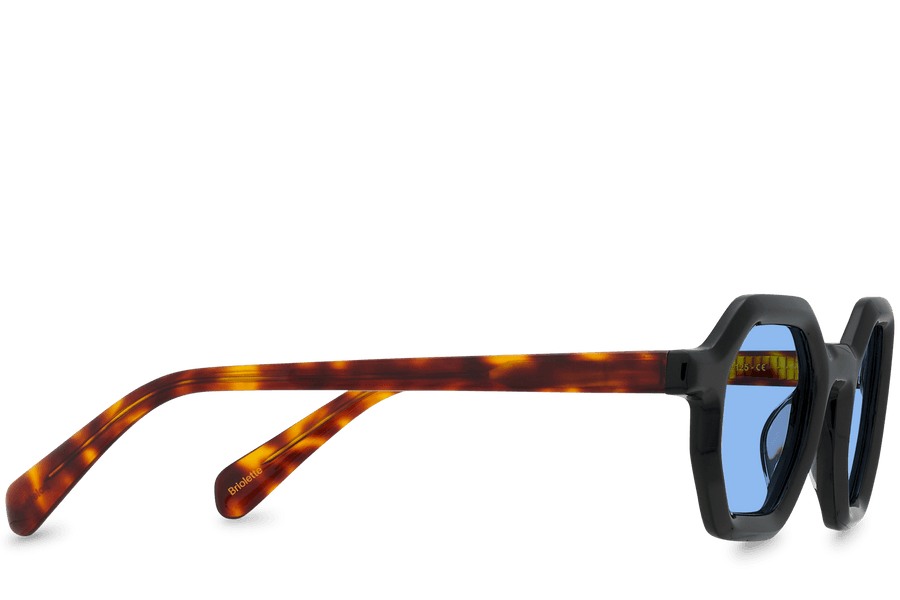 Briolette Black + Blue 50%