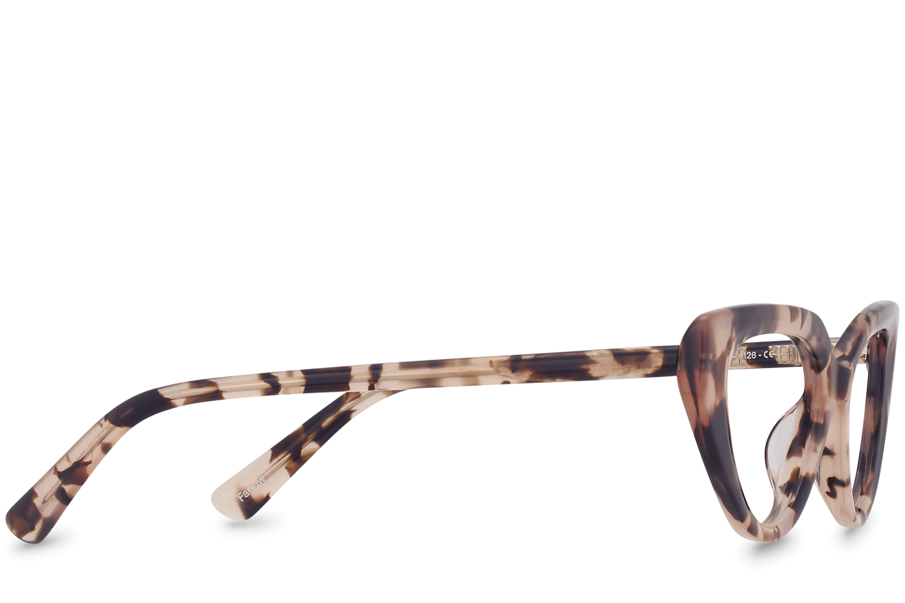 Farrow View Pink | Butterfly Pink Eco acetate Glasses | polette