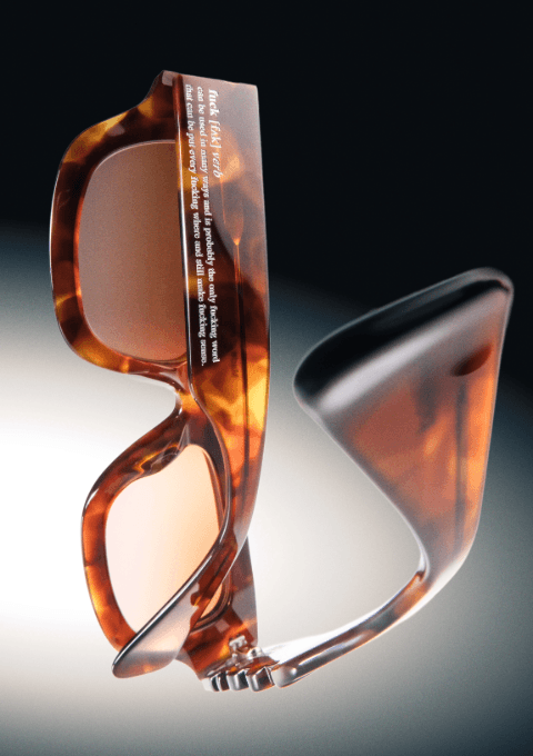 FUCK Edition: Bold Statement Glasses for Fearless Style