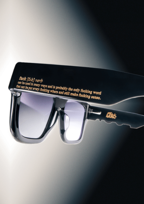 FUCK Edition: Bold Statement Glasses for Fearless Style