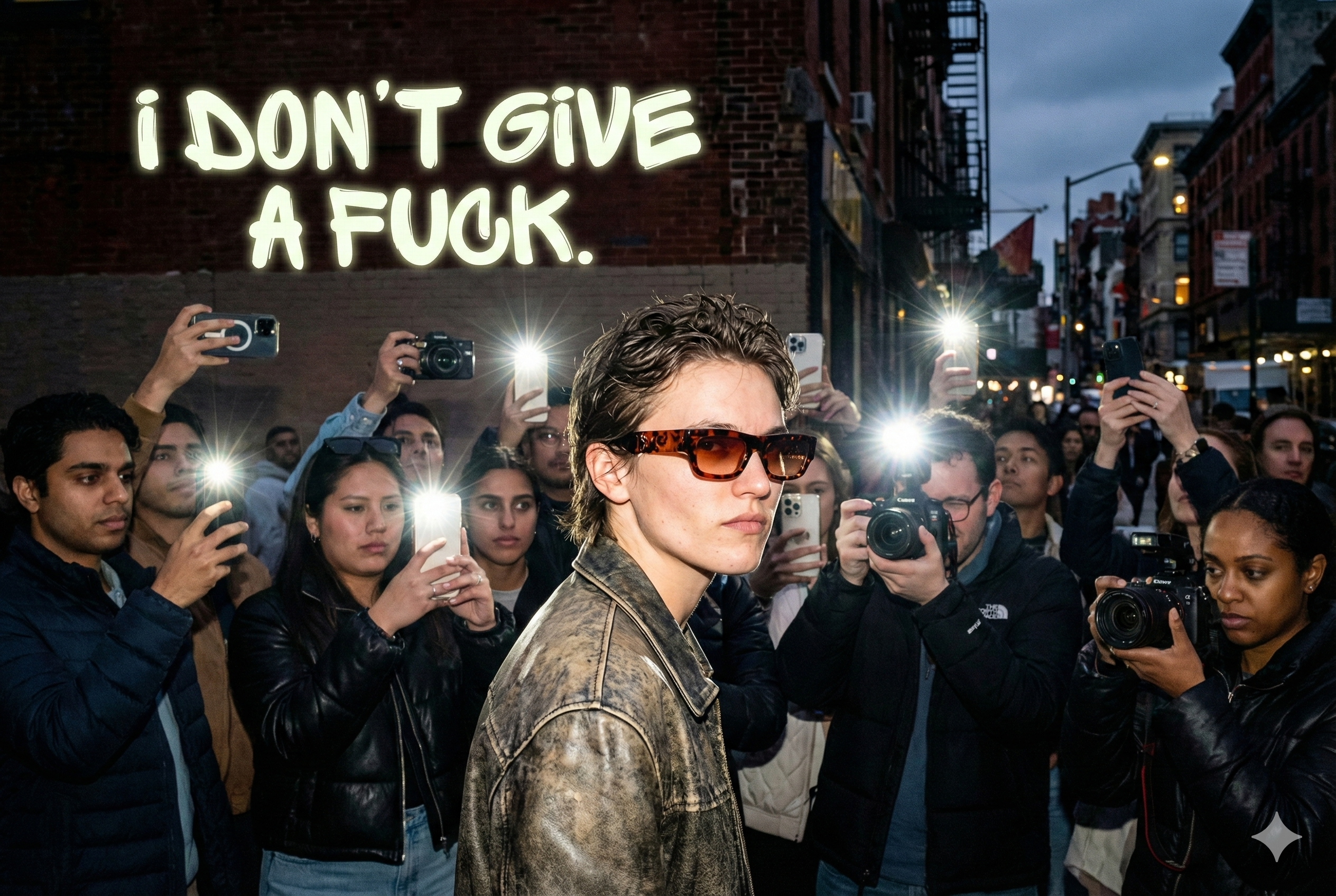 Person ignoring criticism